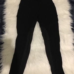 Lyssè Black and Charcoal Leggings
